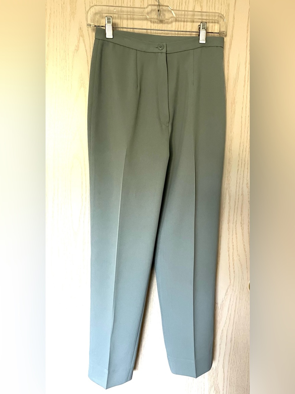 Kasper A.S. L. Petite Aquamarine Blue Pantsuit - Picture 12 of 16